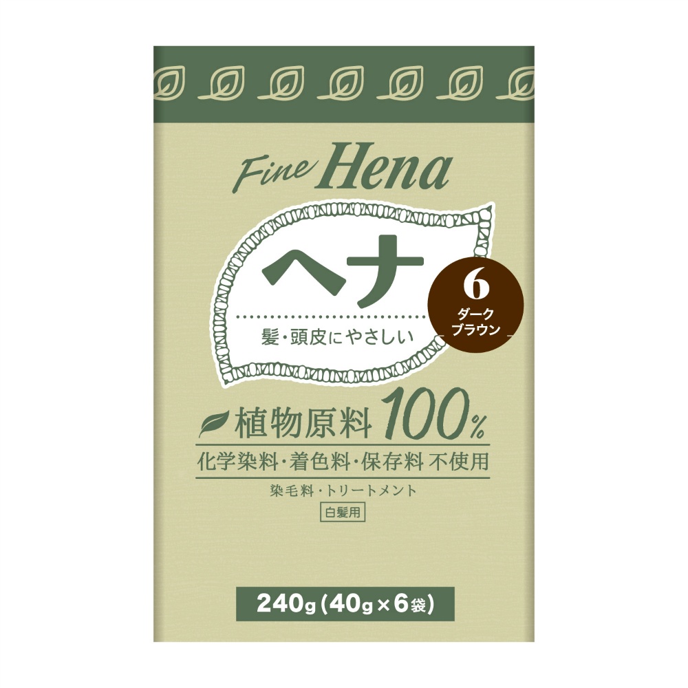 Tenstar Fine Henna 6 Pack, Dark Brown, 40g x 6 1/36 – Sumotori.Trade