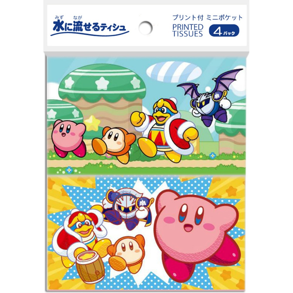 Kirby Mini Pocket Tissues (Set of 4) 1/280 – Sumotori.Trade