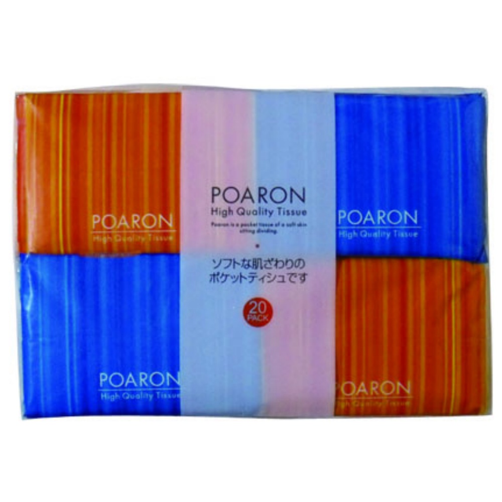 Poiron Pocket Tissues, 20-Pack 1/30 – Sumotori.Trade