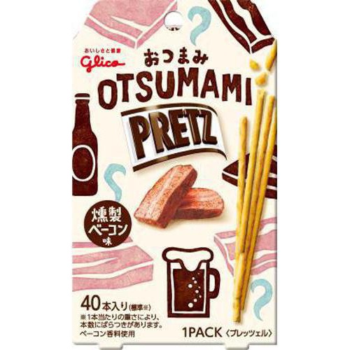 Glico Snack Pretz Smoked Bacon Flavor 24g 1/168 – Sumotori.Trade