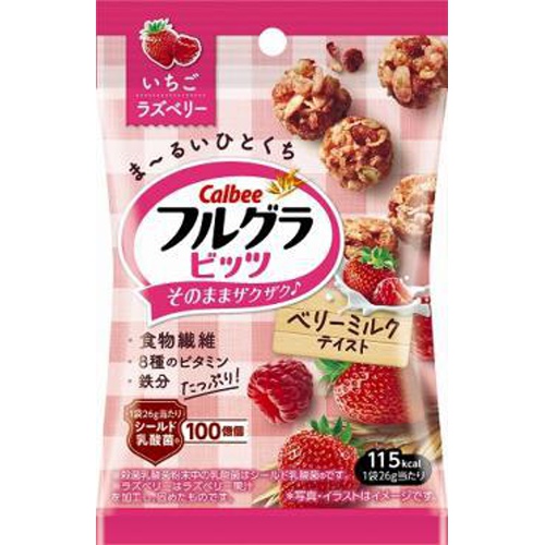 Calbee Frugra Bits Berry Milk 26g 1/16 – Sumotori.Trade