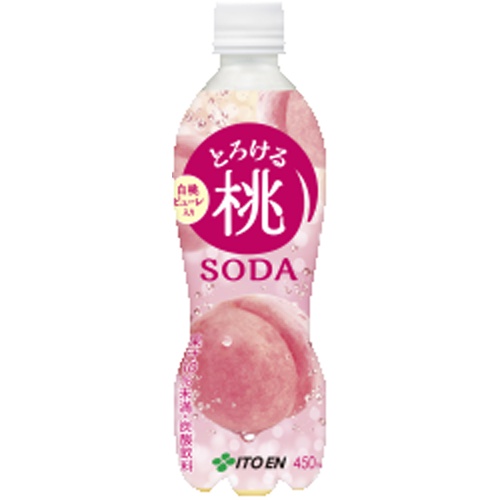 Itoen Melty Peach Soda P450ml 1/24 – Sumotori.Trade