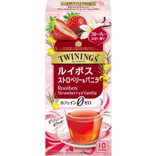 Twinings Rooibos Strawberry & Vanilla 10 bags 1/48 – Sumotori.Trade