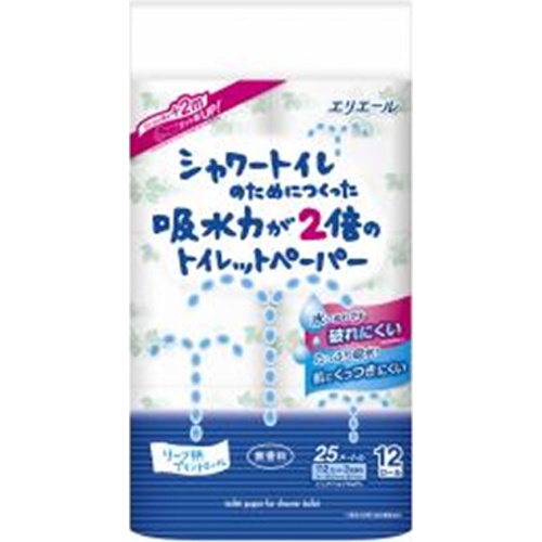 Elleair Shower Absorption Double Toilet 12R 1/6 – Sumotori.Trade