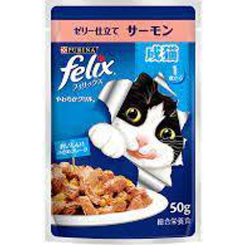 Nestle Purina Felix Adult Cat Salmon 50g 1/48 – Sumotori.Trade