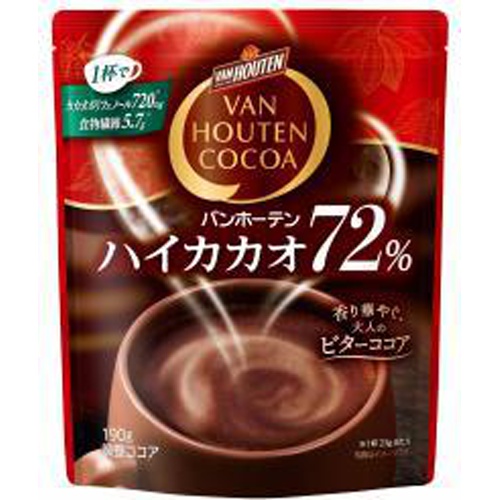 Van Houten High Cocoa 72% 190g 1/12 – Sumotori.Trade