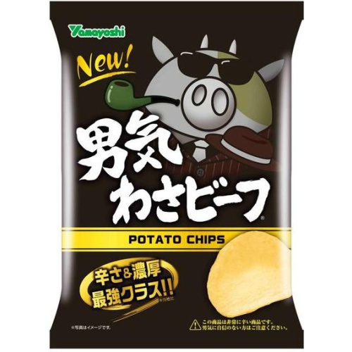 Yamayoshi potato manly wasa beef 45g 1/12 – Sumotori.Trade