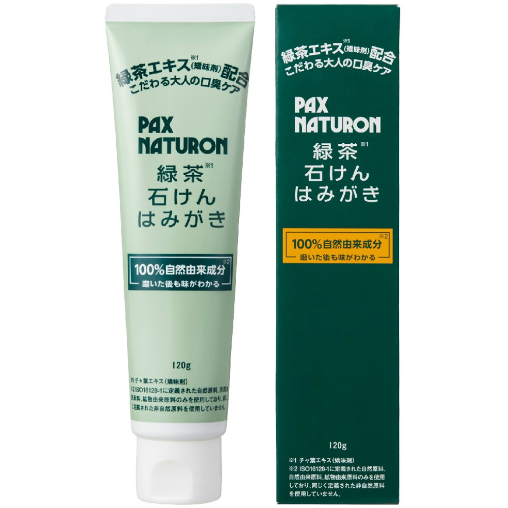 Pax Naturon Green Tea Soap Toothpaste 120g 1/36 – Sumotori.Trade