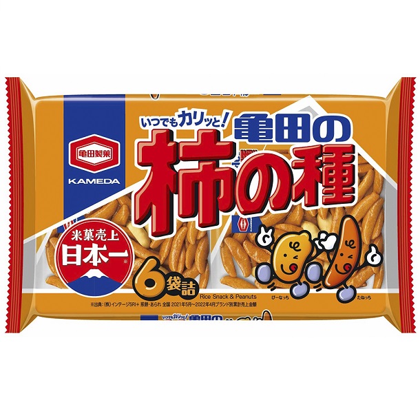 Kameda Seika Kameda's persimmon seeds 6 bags/180g – Sumotori.Trade