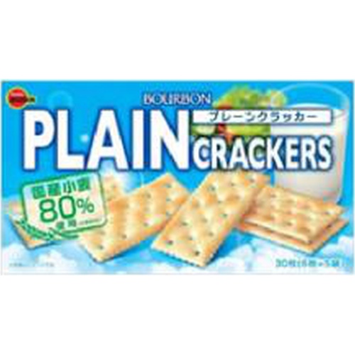 Bourbon Plain Crackers S 30 pieces 1/25 – Sumotori.Trade