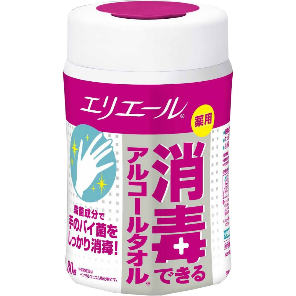 Elleair Disinfectant Alcohol Towels (80 sheets) 1/12 – Sumotori.Trade