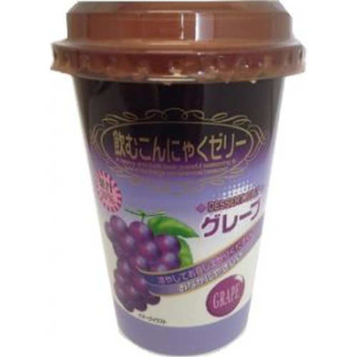 Nakaki Drinkable Konjac Jelly, Grape 1/12 – Sumotori.Trade