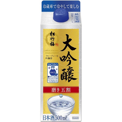 Shochikubai Daiginjo 500ml paper pack 1/12 – Sumotori.Trade