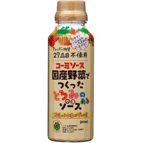 Komi Japanese Vegetable Thick Sauce 200ml 1/30 – Sumotori.Trade