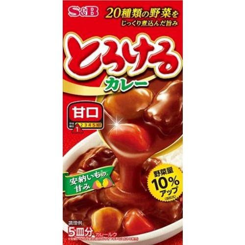 S&B Melty Curry Mild 90g 1/100 – Sumotori.Trade