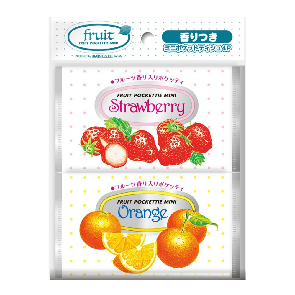 Fruit Mini Pocket Tissues (Set of 4) 1/280 – Sumotori.Trade