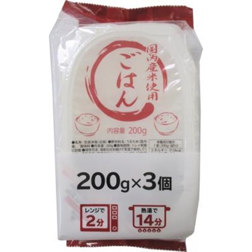 T・JP Akita Domestic Rice Rice 200g x 3P 1/8 – Sumotori.Trade