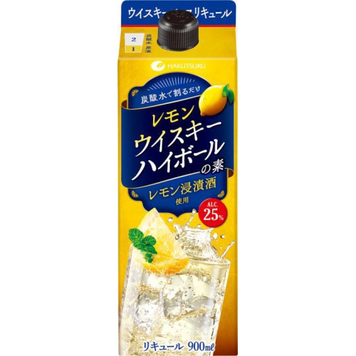 Hakutsuru Lemon Whisky Highball Base 900ml 1/6 – Sumotori.Trade