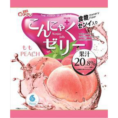 Yukiguni Agri Konjac Jelly Peach Flavor 6 pieces 1/12 – Sumotori.Trade