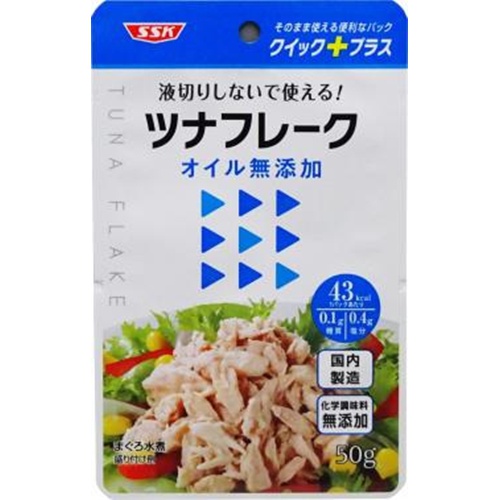 SSK Quick+ Tuna Flakes Oil-Free 50g 1/80 – Sumotori.Trade
