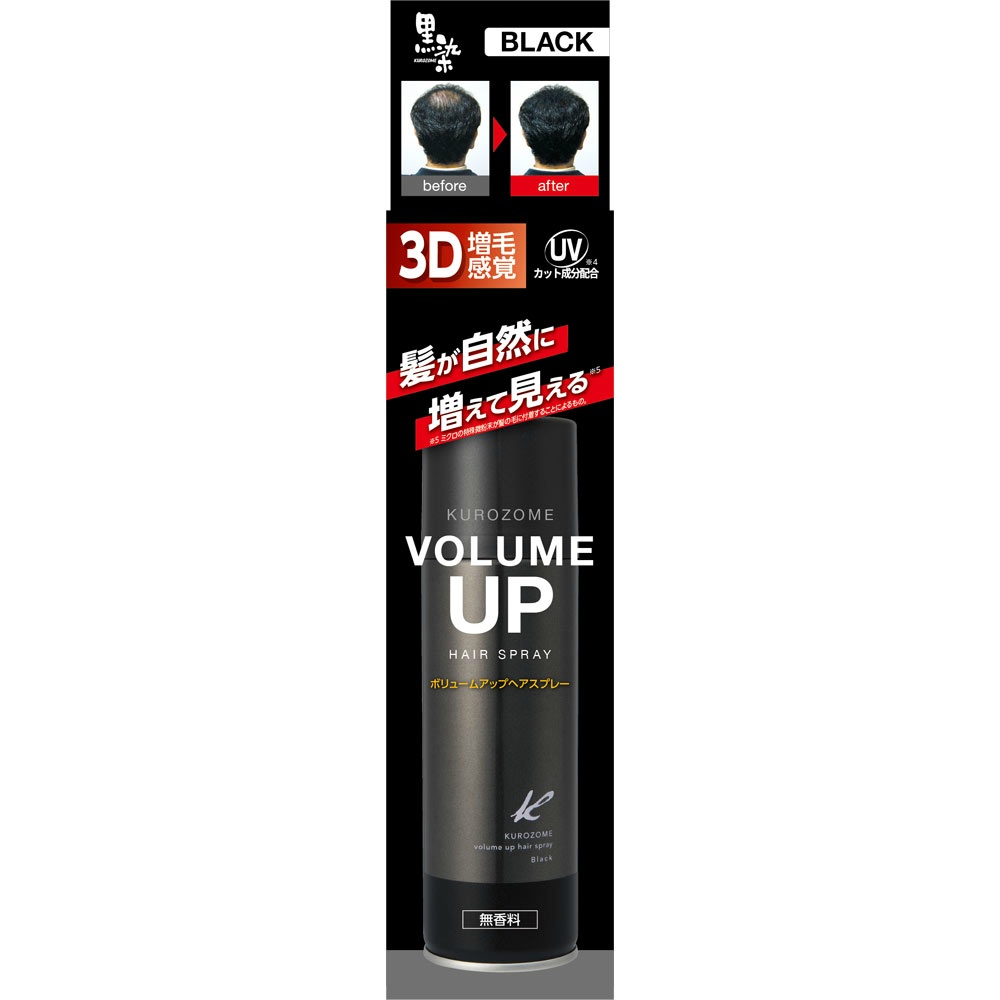Black dye volume up hair spray 1/24 – Sumotori.Trade