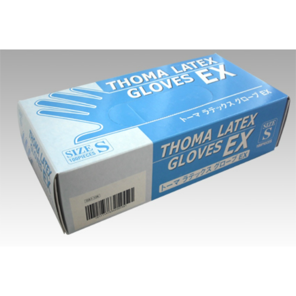 Toma Latex Gloves EX S 100 pieces 1/20 – Sumotori.Trade
