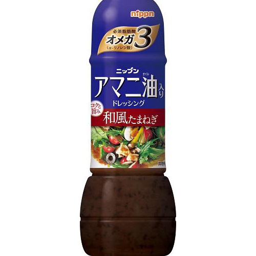 Nippon Japanese style onion dressing with linseed oil 300ml 1/24 – Sumotori.Trade