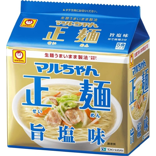 Maruchan Seimen Uma Shio Flavor 5 meal pack 1/18 – Sumotori.Trade