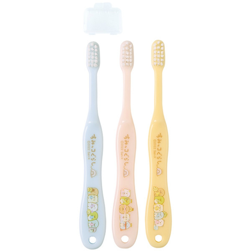 Toothbrush 3-piece set Sumikkogurashi Mole 1/240 – Sumotori.Trade