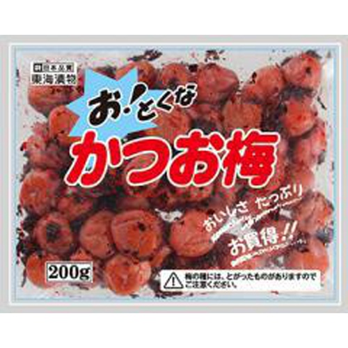 Tokai Otokuna Bonito Plum 200g 1/20 – Sumotori.Trade