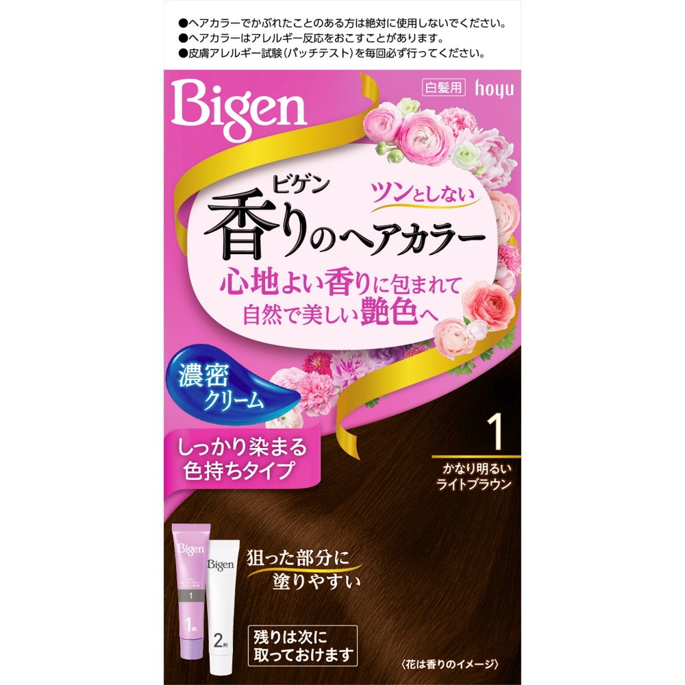 Bigen Fragrance Hair Color Cream 1 Very Light Brown 1/27 – Sumotori.Trade
