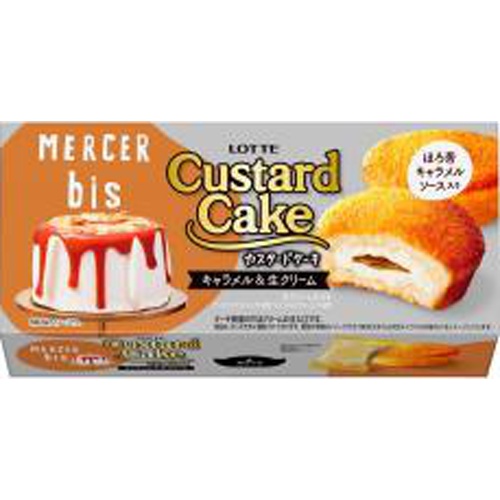 Lotte Custard Cake Caramel & Fresh Cream 6 pieces 1/25 – Sumotori.Trade
