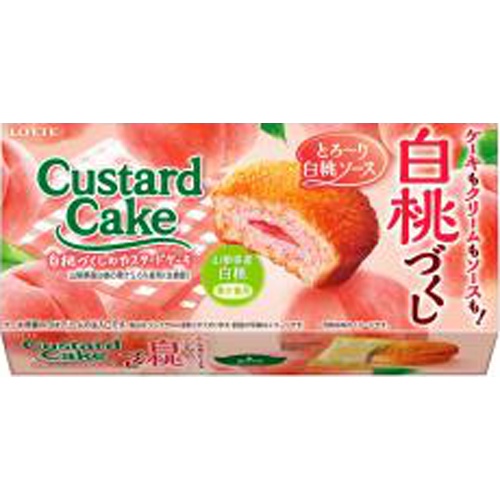 Lotte White Peach Custard Cake 1/25 – Sumotori.Trade