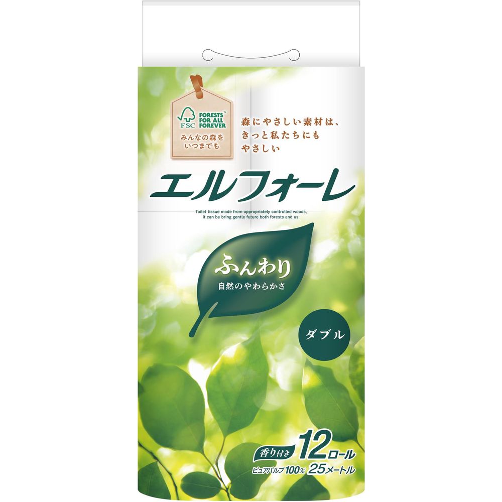 Elforet Toilet Tissue 12R (Double) 1/6 – Sumotori.Trade