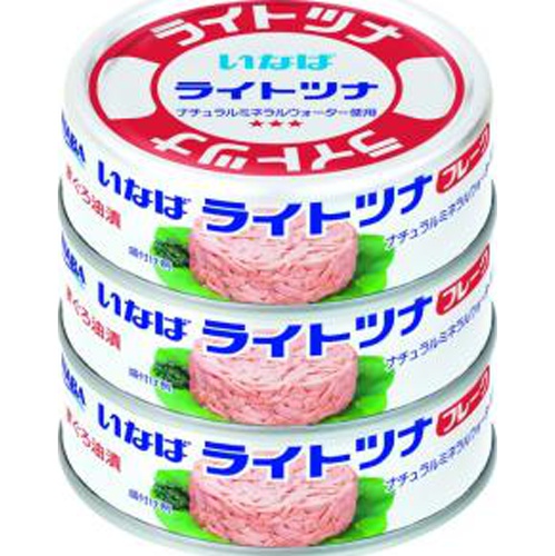 Inaba Light Tuna Flakes 3 cans 1/15 – Sumotori.Trade