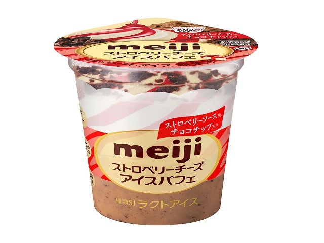 Meiji Strawberry Cheese Ice Parfait 185ml 1/20 – Sumotori.Trade