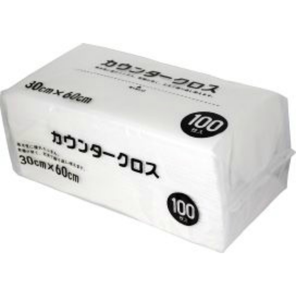 Counter cloths, 100 sheets, white 1/16 – Sumotori.Trade