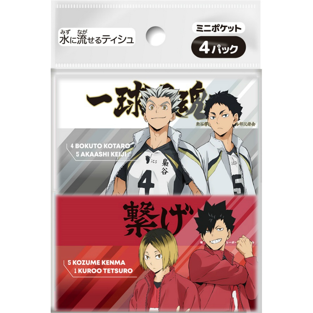 Haikyu!! Mini Pocket Tissues (Set of 4) 1/280 – Sumotori.Trade