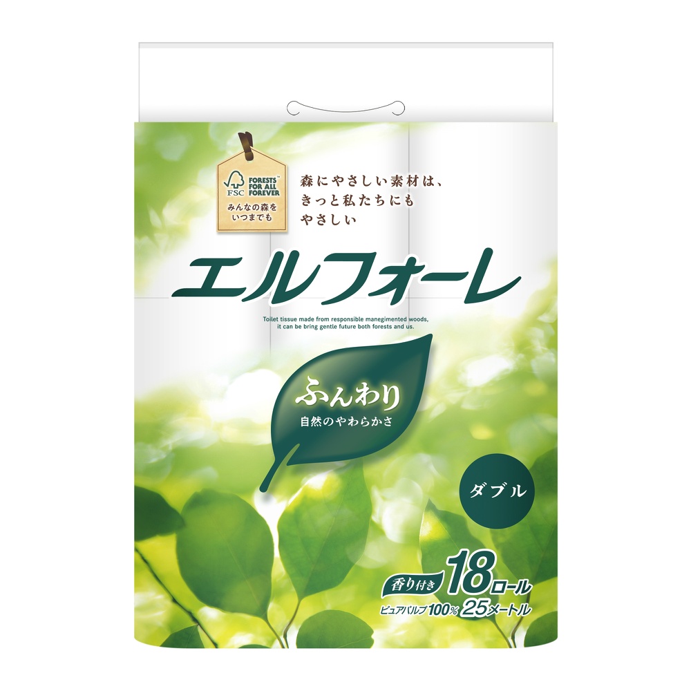 Elforet Toilet Tissue 18R (Double) 1/4 – Sumotori.Trade