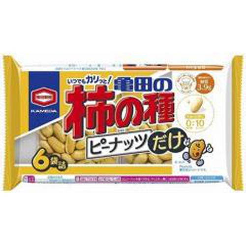 Kameda Kakinotane Peanuts Only 6 Bags 135g 1/12 – Sumotori.Trade