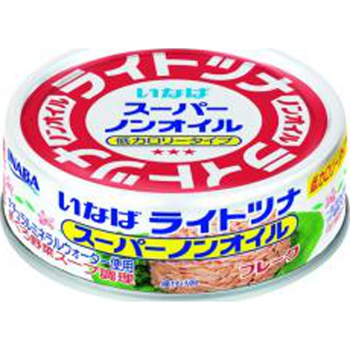 Inaba Light Tuna Super Oil-Free 60g 1/48 – Sumotori.Trade