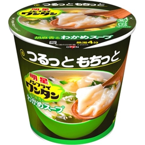 Myojo Non-fried Wonton Seaweed Soup 1/24 – Sumotori.Trade