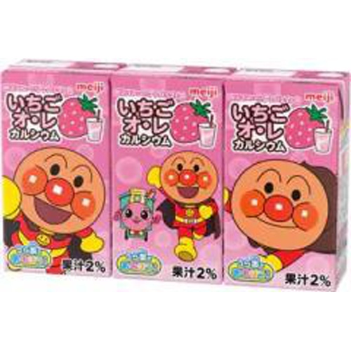 Meiji Anpanman Strawberry Au Calcium 3P 1/12 – Sumotori.Trade