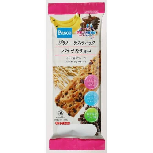 Pasco granola stick banana & chocolate 1/15 – Sumotori.Trade
