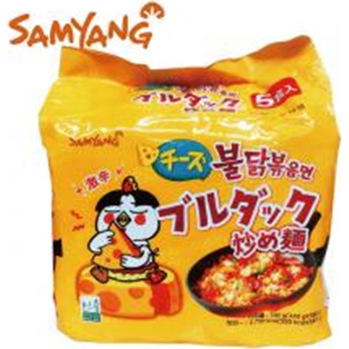 Cheese Buldak Stir-fried Noodles 5 packs 1/8 – Sumotori.Trade
