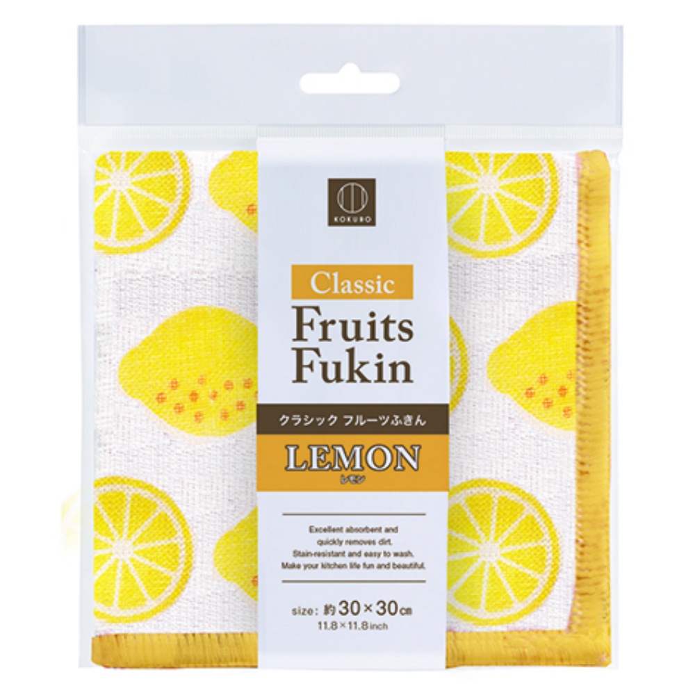 Classic Fruit Dishcloth Lemon 1/300 – Sumotori.Trade