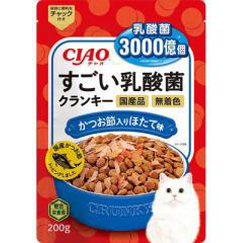 Inaba Pet Lactic Acid Bacteria Crunchy Bonito Scallop 200g 1/24 – Sumotori.Trade