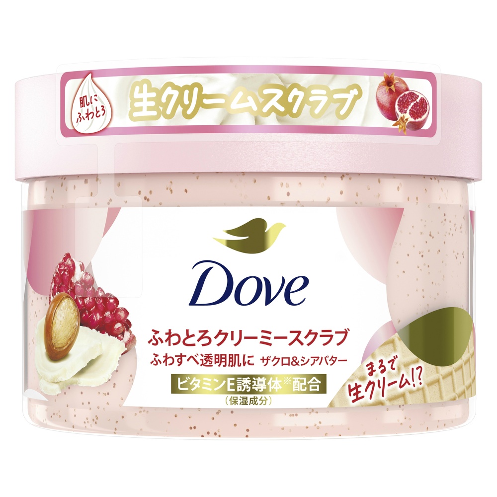 Dove Creamy Scrub Pomegranate & Shea Butter 1/24 – Sumotori.Trade