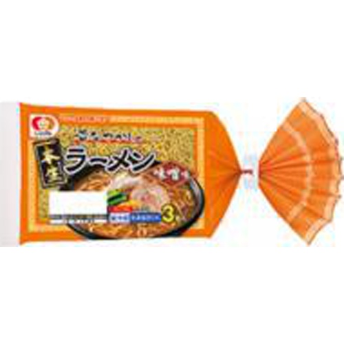 Shimadaya nostalgic ramen with miso flavor, 3 servings 1/6 – Sumotori.Trade