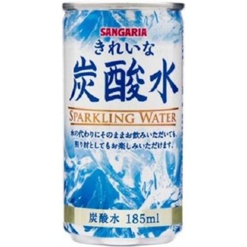 Sangaria clean carbonated water 185ml can 1/30 – Sumotori.Trade